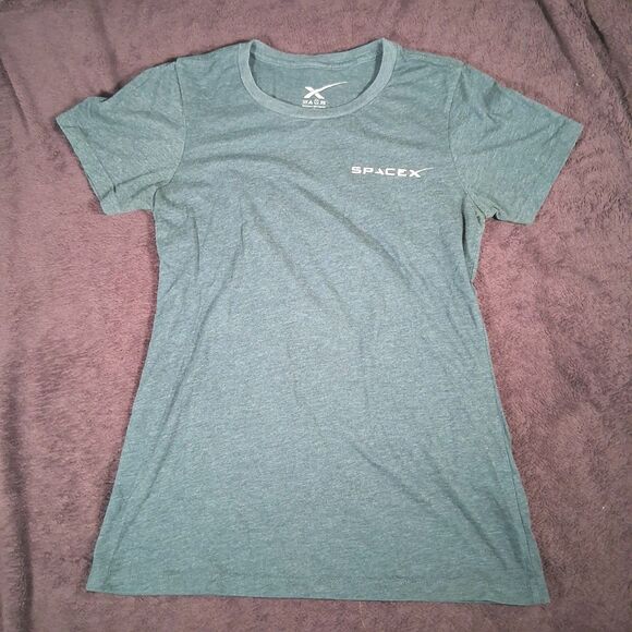 SpaceX Shirt Women Falcon 9 Rocket Launch Medium F9 12-21-2015 Falcon Has Landed - Picture 2 of 5